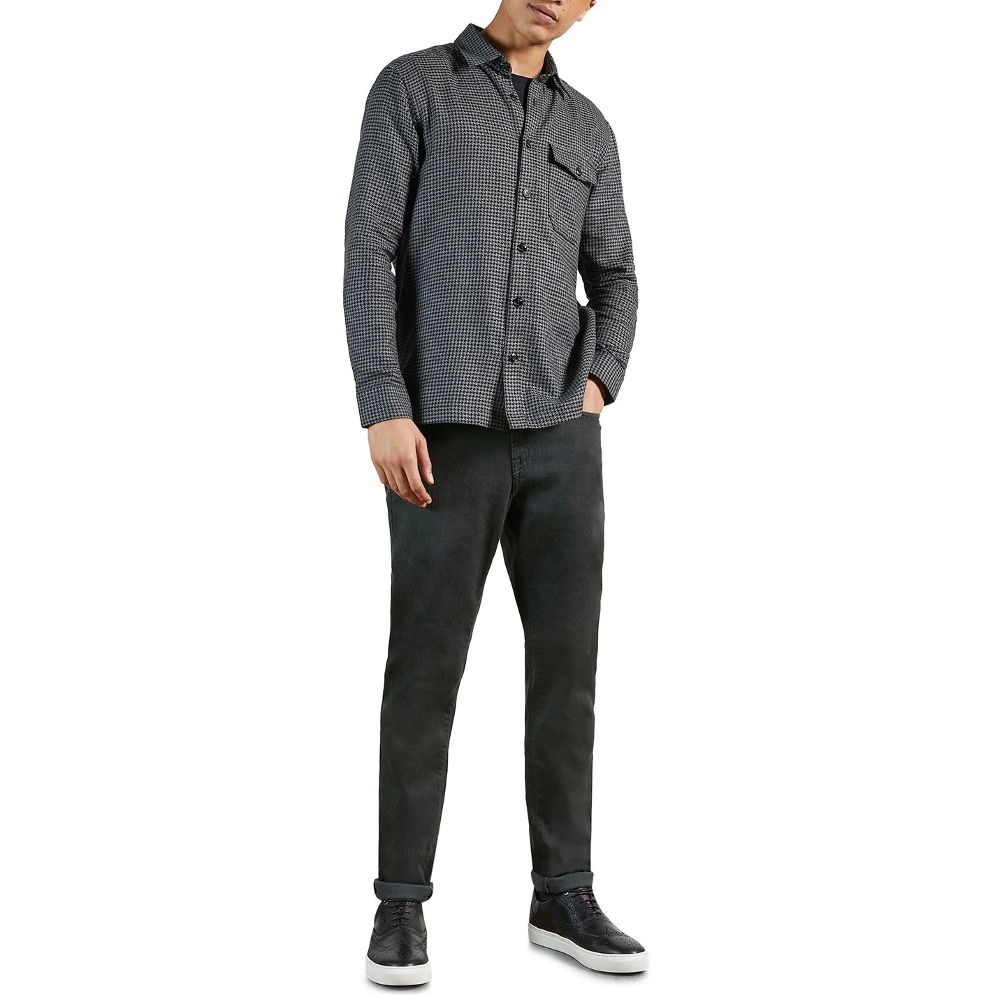 Ted Baker Tondi Tapered Leg Jeans for Jeans Colour Grey 6 Ted Baker Tondi Tapered Leg Jeans for Jeans Colour Grey - Image 4