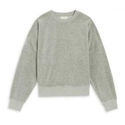 Ted Baker Naseera Velour Sweatshirt for Hoodies and Sweatshirts Colour Mid Grey