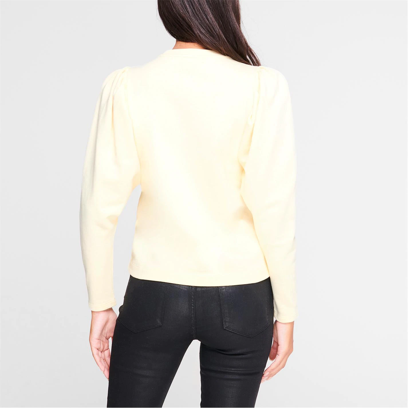 Ted Baker Kelesi Puff Sleeve Top for Hoodies and Sweatshirts Colour Yellow 5 Ted Baker Kelesi Puff Sleeve Top for Hoodies and Sweatshirts Colour Yellow - Image 3