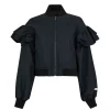 Ted Baker Beckiey Frill Bomber Jacket for Coats & Jackets Colour Dark Navy -Outlet Wardrobe Mix Store 66696318 xxl