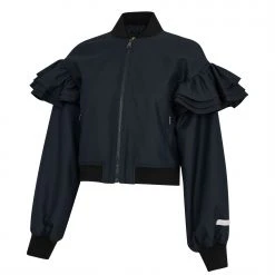 Ted Baker Beckiey Frill Bomber Jacket for Coats & Jackets Colour Dark Navy 7 Ted Baker Beckiey Frill Bomber Jacket for Coats & Jackets Colour Dark Navy -Outlet Wardrobe Mix Store 66696318 xxl a11