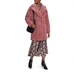 Ted Baker Kayyti Faux Fur Coat for Coats & Jackets Colour Pink -Outlet Wardrobe Mix Store 66696606 xxl a3