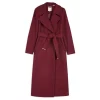 Ted Baker Ted Rosiey Wool Longline Coat for Coats & Jackets Colour Dp Purple -Outlet Wardrobe Mix Store 66788324 xxl