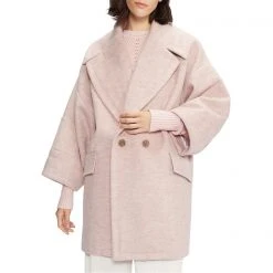 Ted Baker Juliet Cocoon Coat for Coats & Jackets Colour Lt Pink -Outlet Wardrobe Mix Store 66788806 xxl a1