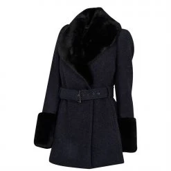 Ted Baker Llotie Belted Short Coat for Coats & Jackets Colour Dk Navy 7 Ted Baker Llotie Belted Short Coat for Coats & Jackets Colour Dk Navy -Outlet Wardrobe Mix Store 66789018 xxl a11