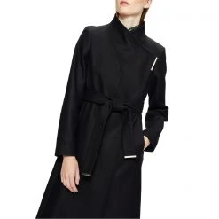 Ted Baker Rosell Longline Coat for Coats & Jackets Colour Black 10 Ted Baker Rosell Longline Coat for Coats & Jackets Colour Black -Outlet Wardrobe Mix Store 66797103 xxl a3