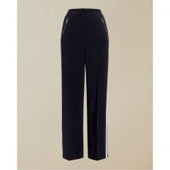 Ted Baker Stripe Wide Leg Trousers for Trousers Colour Dark Blue