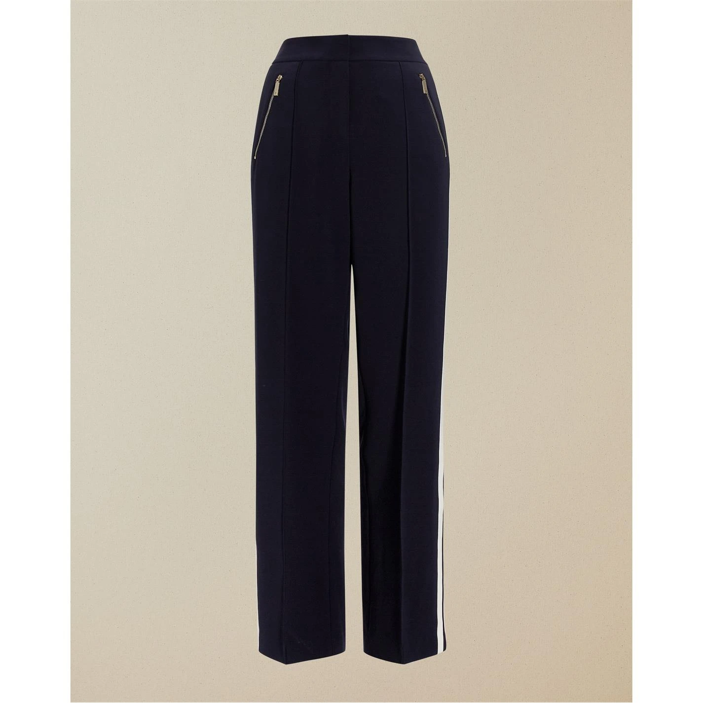 Ted Baker Stripe Wide Leg Trousers for Trousers Colour Dark Blue 3 Ted Baker Stripe Wide Leg Trousers for Trousers Colour Dark Blue