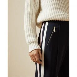 Ted Baker Stripe Wide Leg Trousers for Trousers Colour Dark Blue 11 Ted Baker Stripe Wide Leg Trousers for Trousers Colour Dark Blue -Outlet Wardrobe Mix Store 67345018 xxl a4