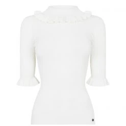Ted Baker Katella Knit Top for Tops Colour White