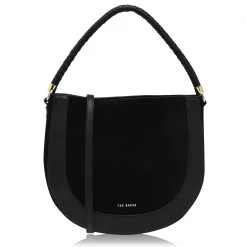 Ted Baker Ted Baker Parinna Hobo Suede Bag for Handbags Colour black