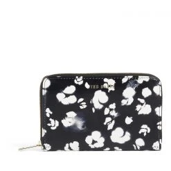 Ted Baker Nili Nocturnal Midi Zip Around Purse for Purses Colour black