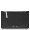 Ted Baker Ted Baker Garcia Core Zip Card Holder for Purses Colour black