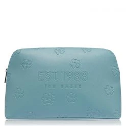 Ted Baker Ted Baker Liziey Wash Bag Womens for Makeup Cases & Washbags Colour teal-blue
