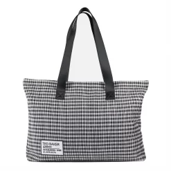 Ted Baker Yazcon Gingham Tote Bag for Handbags Colour black