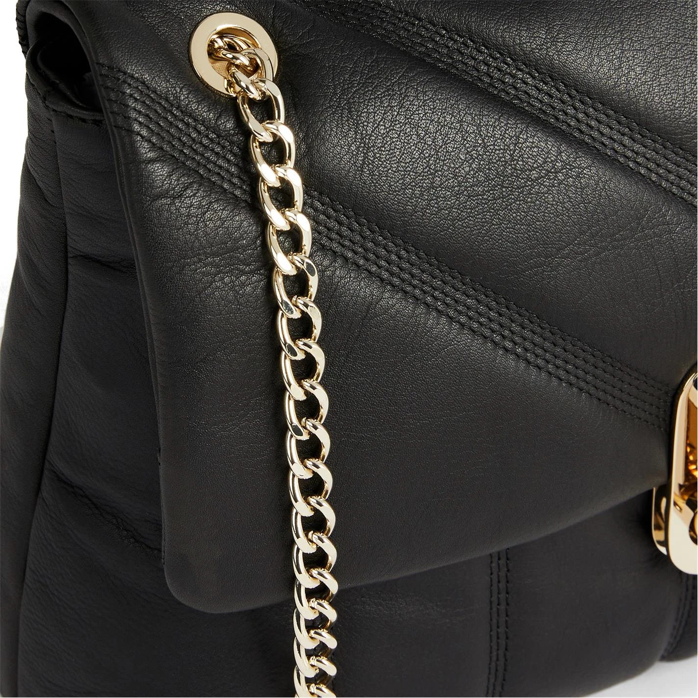 Ted Baker Ted Baker Ayahlin Lock Flap Over Bag for Handbags Colour black 4 Ted Baker Ted Baker Ayahlin Lock Flap Over Bag for Handbags Colour black - Image 2