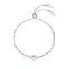 Ted Baker SARSA Sparkle Heart Bracelet for Bracelets & Bangles Colour Rose/Silv Glitt -Outlet Wardrobe Mix Store 71666006 xxl