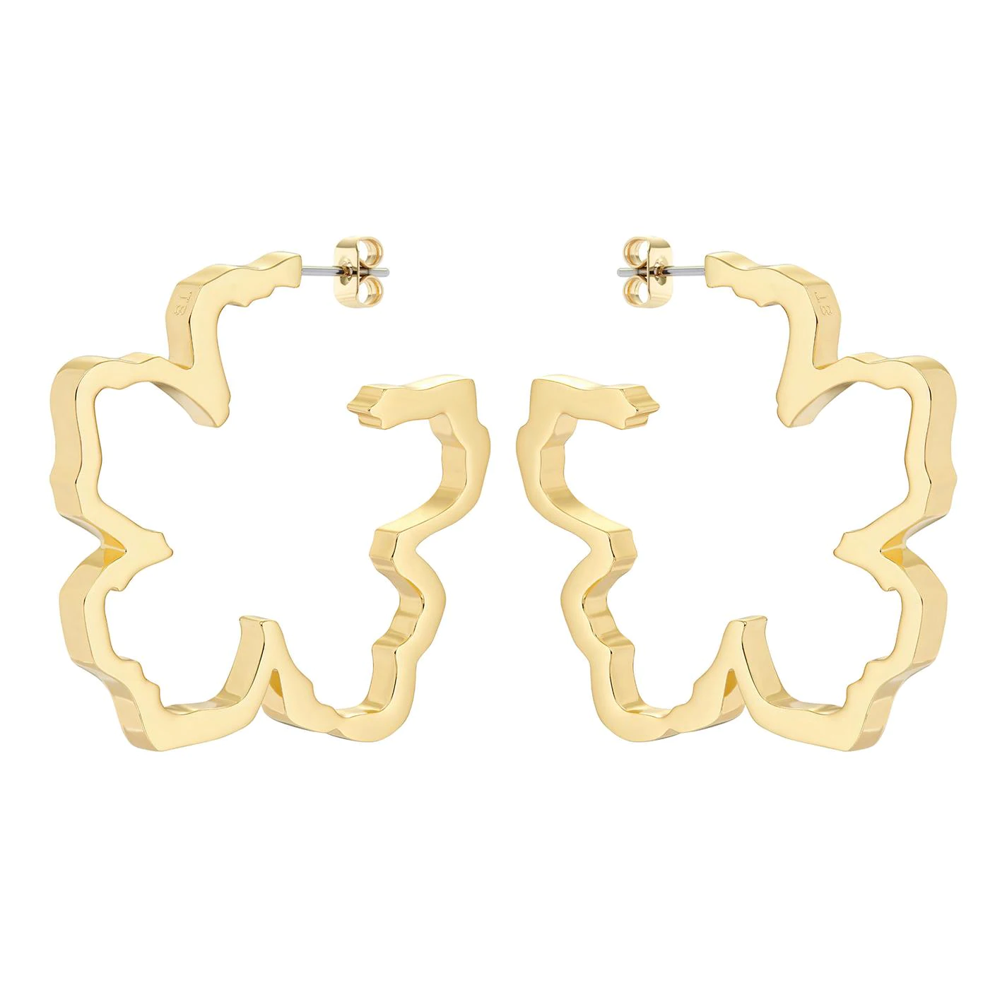 Ted Baker GEANNI Grandiflora Hoop Earring for Earrings Colour Gold 4 Ted Baker GEANNI Grandiflora Hoop Earring for Earrings Colour Gold - Image 2