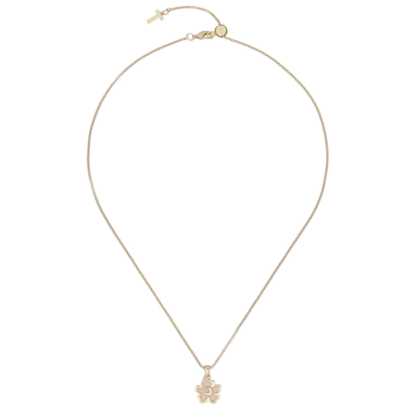 Ted Baker LILEA Lillifora Pendant for Necklaces Colour Gold/Pink 4 Ted Baker LILEA Lillifora Pendant for Necklaces Colour Gold/Pink - Image 2