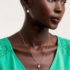 Ted Baker GEMMARH Gem Button Pendant for Necklaces Colour Rose Gold/Clear -Outlet Wardrobe Mix Store 71893606 xxl a2