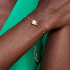 Ted Baker GISELO Gem Button Bracelet for Bracelets & Bangles Colour Pink Gold/Cryst -Outlet Wardrobe Mix Store 71893706 xxl a2