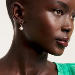 Ted Baker GRACO Gem Button Huggie Earring for Earrings Colour Pink Gold/Cryst -Outlet Wardrobe Mix Store 71893806 xxl a2