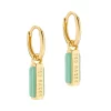 Ted Baker GWENNIE Gem Bar Huggie Earring for Earrings Colour Gold/Amazonite -Outlet Wardrobe Mix Store 71894869 xxl