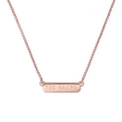 Ted Baker SCARL Sparkle Bar Pendant for Necklaces Colour Rose Gold/Cryst