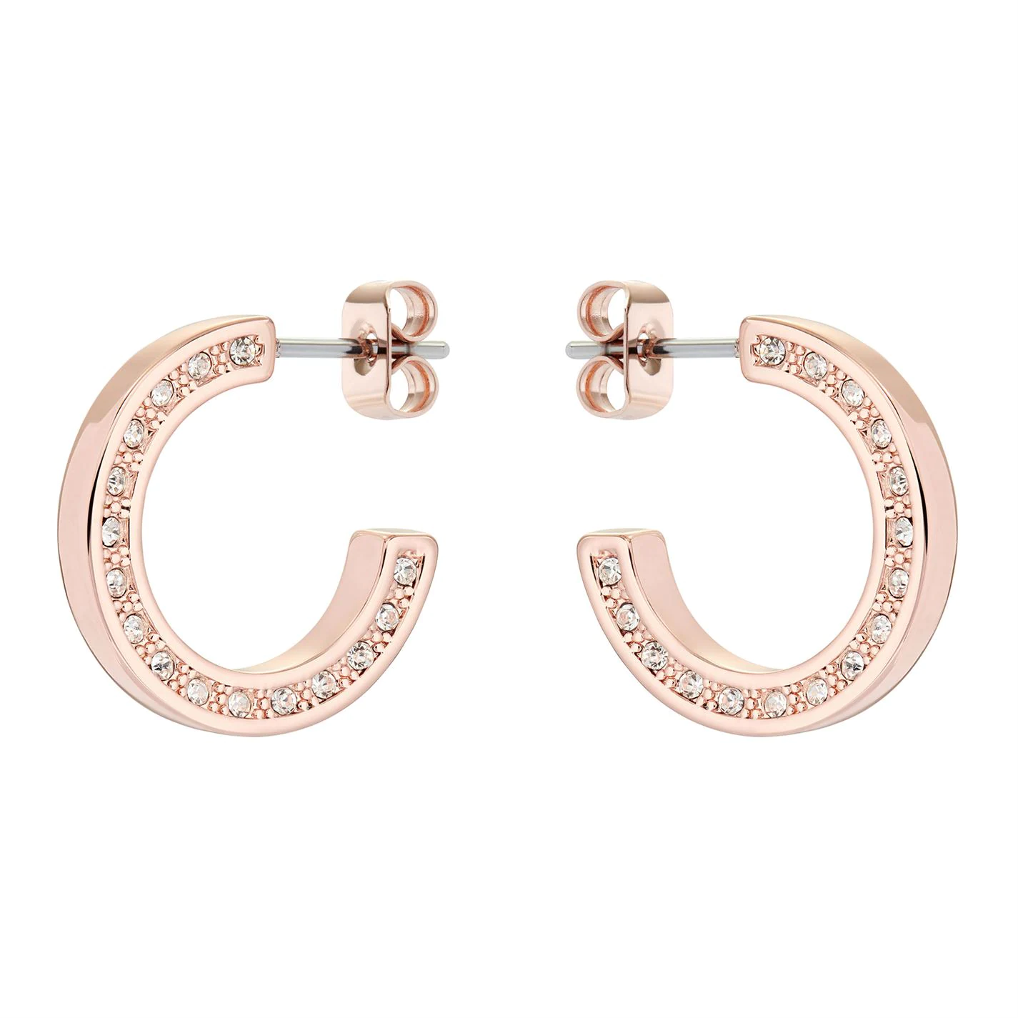 Ted Baker SENATTA Crystal Hoop Earring for Earrings Colour Rose Gold/Cryst 4 Ted Baker SENATTA Crystal Hoop Earring for Earrings Colour Rose Gold/Cryst - Image 2