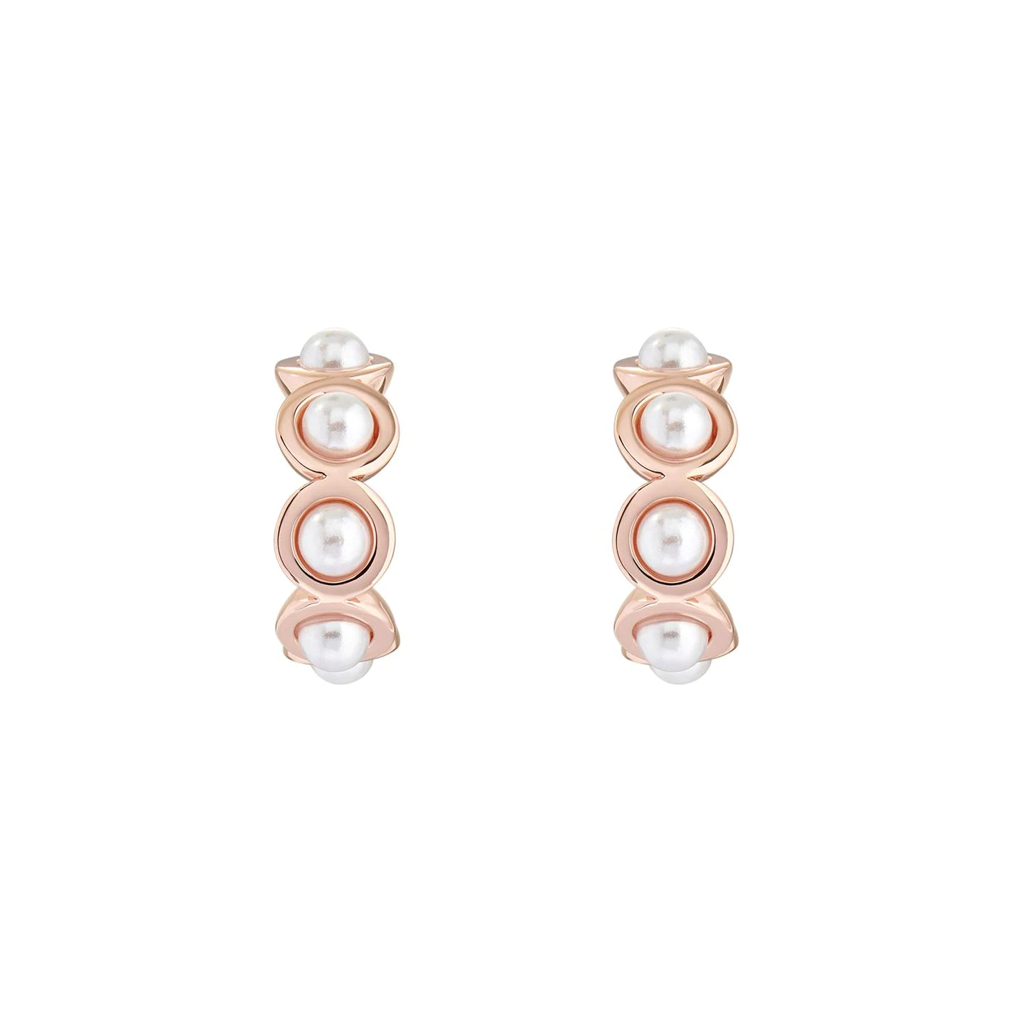 Ted Baker PHEONA Pearl Bubble Hoop Earring for Earrings Colour Rose Gold/Pearl 3 Ted Baker PHEONA Pearl Bubble Hoop Earring for Earrings Colour Rose Gold/Pearl