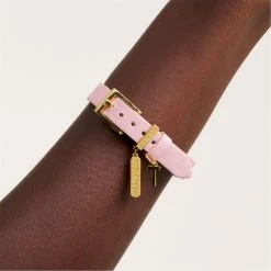 Ted Baker BRIELLI Sparkle Bar Leather Bracelet for Bracelets & Bangles Colour Gold/Pink/Cryst -Outlet Wardrobe Mix Store 71895469 xxl a2