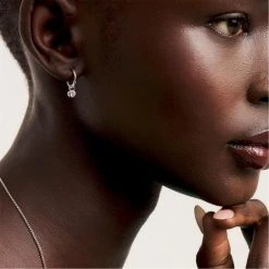 Ted Baker SINALAA Crystal Huggie Earring for Earrings Colour Silver/Crystal -Outlet Wardrobe Mix Store 71895511 xxl a2