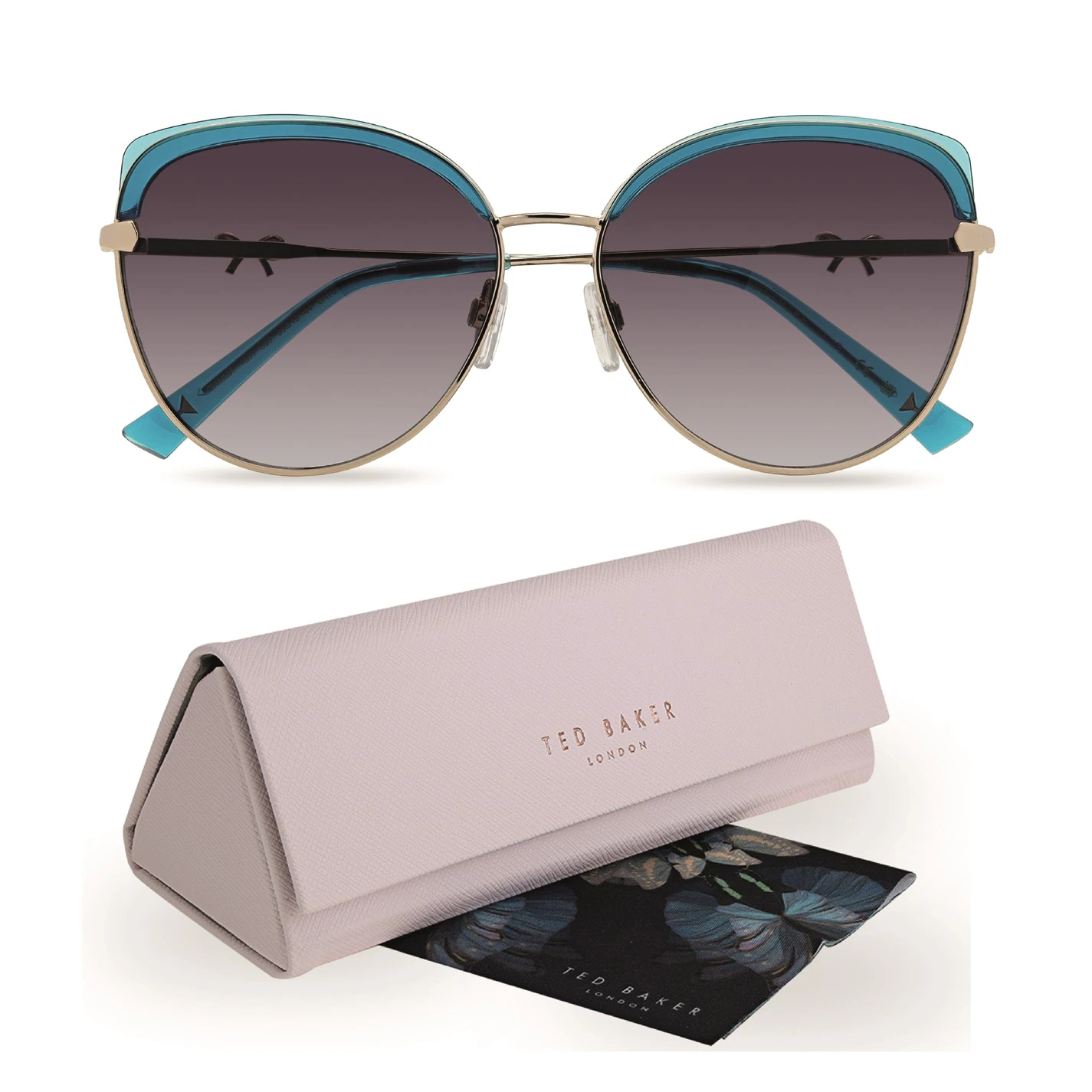Ted Baker Ted Tamma 559 Ld23 for Ladies' Sunglasses Colour Crystal Teal 6 Ted Baker Ted Tamma 559 Ld23 for Ladies' Sunglasses Colour Crystal Teal - Image 4