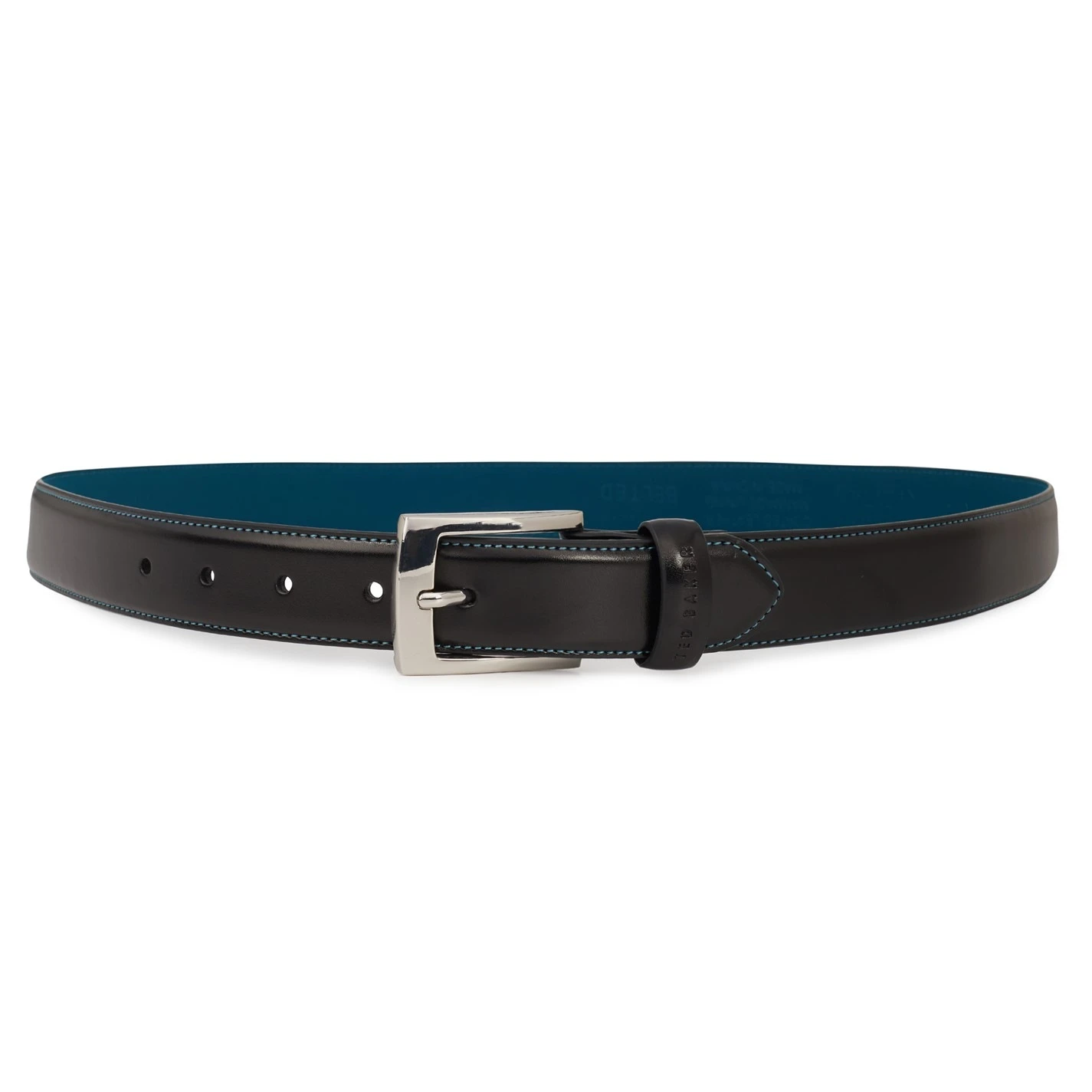 Ted Baker Ted Baker Warple Leather Belt Mens for Men's Belts Colour Black 4 Ted Baker Ted Baker Warple Leather Belt Mens for Men's Belts Colour Black - Image 2