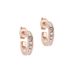 Ted Baker SEENITA Crystal Huggie Earrings for Earrings Colour Rose Gold