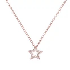 Ted Baker TAYLORH Twinkle Star Pendant for Necklaces Colour Rose Gold
