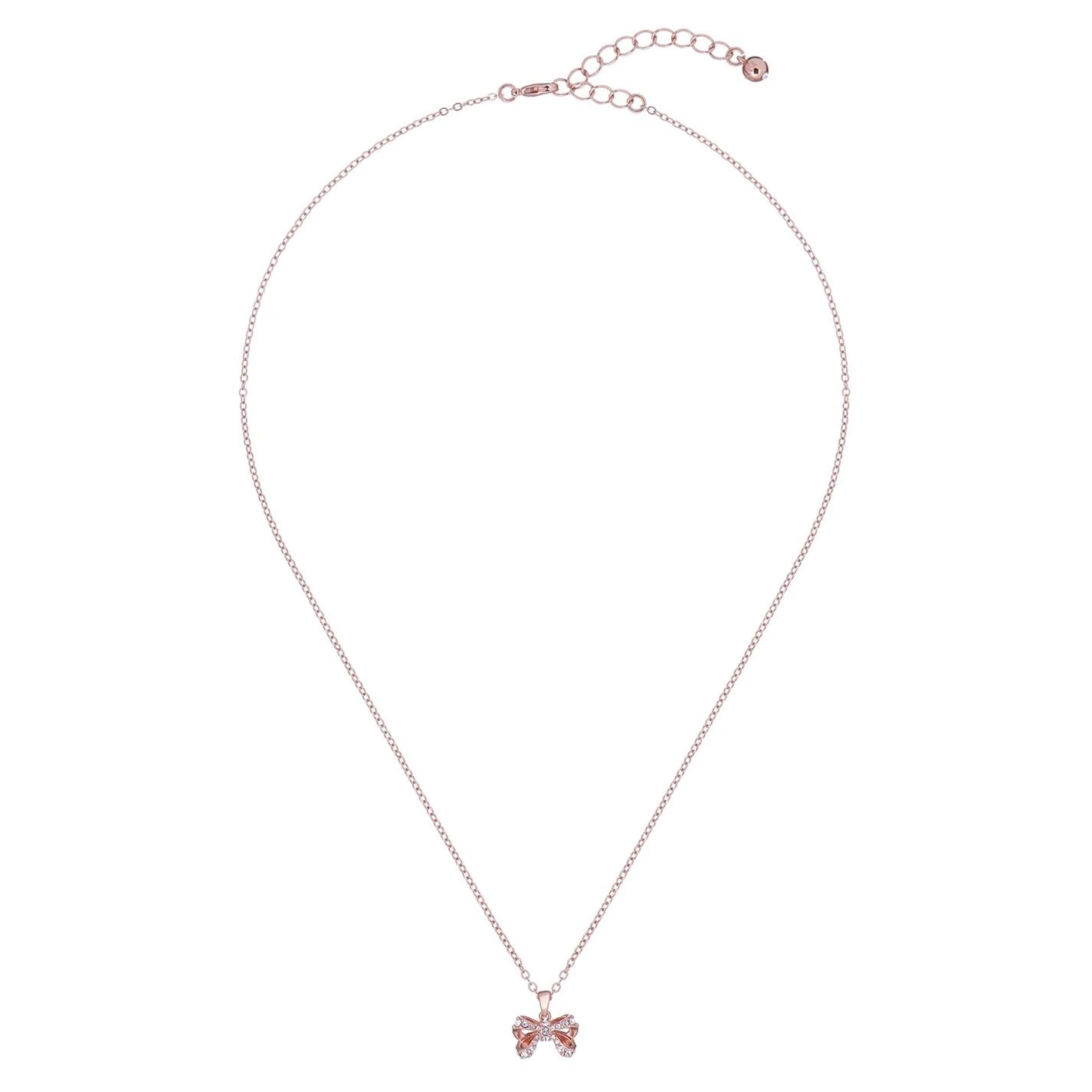 Ted Baker CRESTRA Crystal Petite Bow Pendant for Necklaces Colour Rose Gold 4 Ted Baker CRESTRA Crystal Petite Bow Pendant for Necklaces Colour Rose Gold - Image 2
