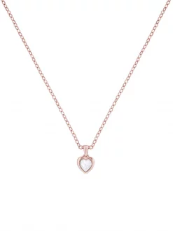 Ted Baker HANNELA Crystal Heart Pendant for Necklaces Colour Rose Gold