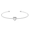 Ted Baker HASINA Crystal Heart Ultra Fine Cuff for Bracelets & Bangles Colour Silver/Crystal 1 Ted Baker HASINA Crystal Heart Ultra Fine Cuff for Bracelets & Bangles Colour Silver/Crystal -Outlet Wardrobe Mix Store 75765811 xxl