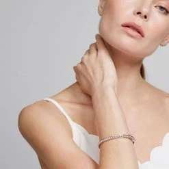 Ted Baker CLEMARA Hinge Bangle for Bracelets & Bangles Colour Rose Gold/Crystal -Outlet Wardrobe Mix Store 75810992 xxl a2