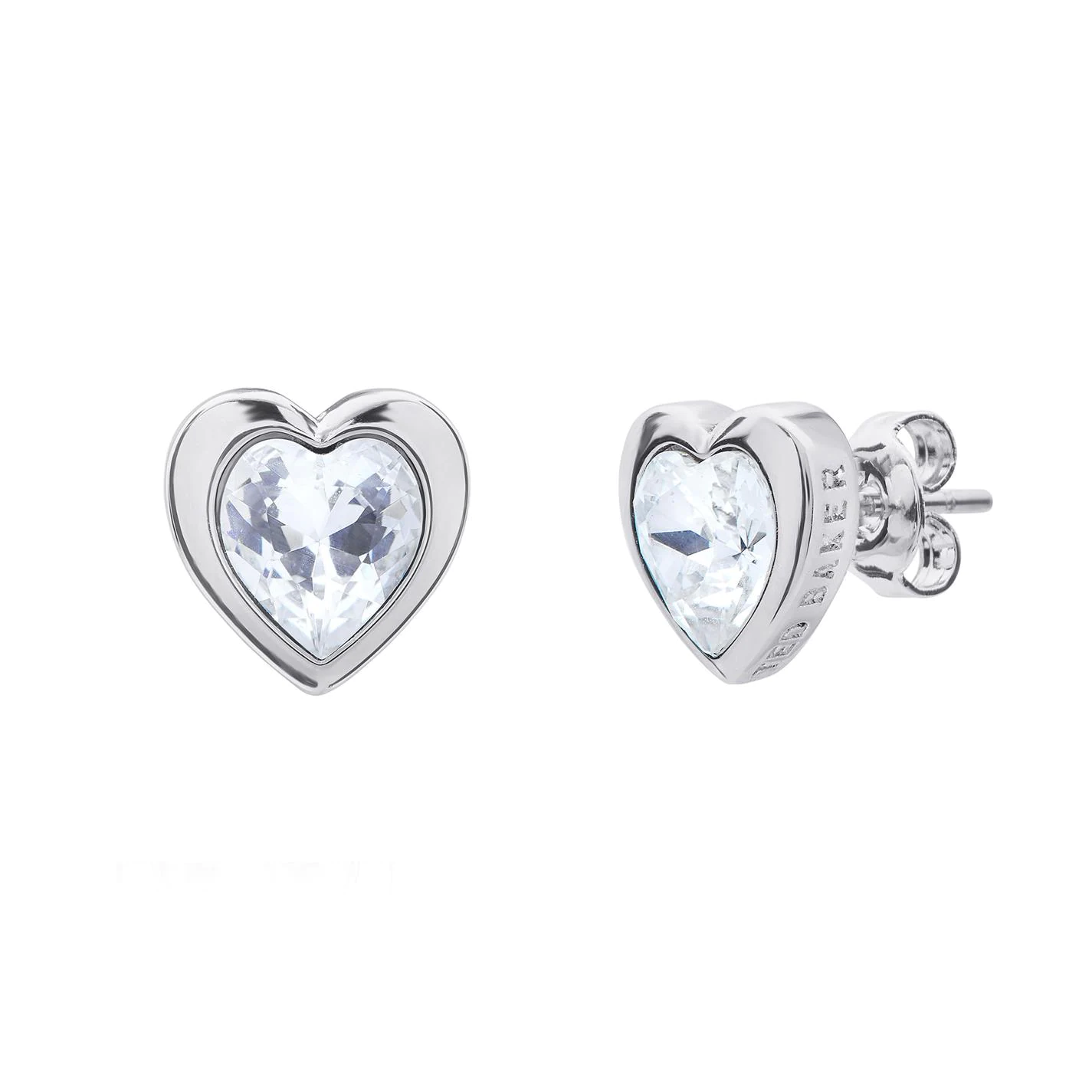 Ted Baker HAN Crystal Heart Stud Earrings for Earrings Colour Silver/Crystal 4 Ted Baker HAN Crystal Heart Stud Earrings for Earrings Colour Silver/Crystal - Image 2