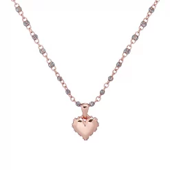Ted Baker SARAAH Sparkle Heart Pendant for Necklaces Colour Rose/Silv Glitt
