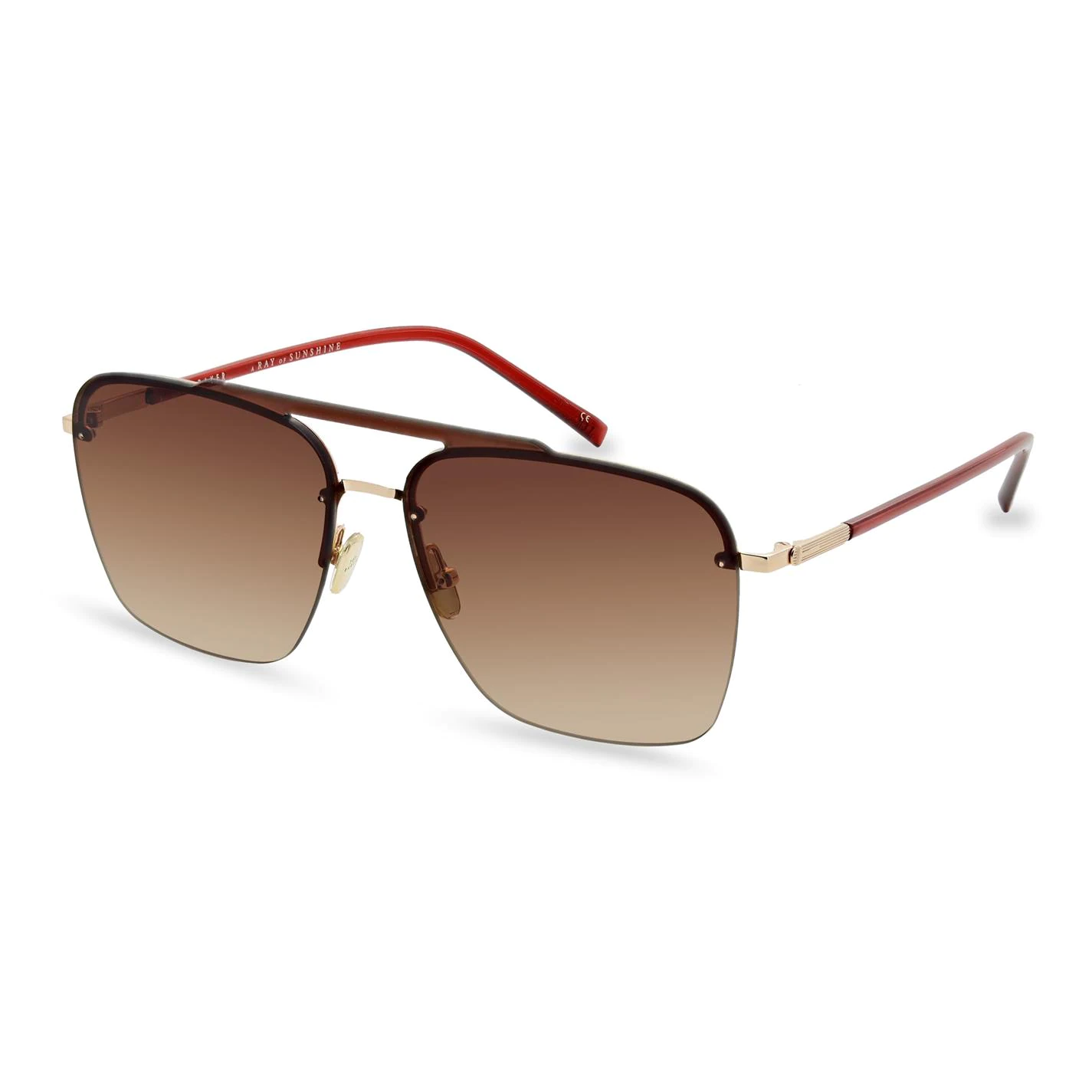 Ted Baker Ted Kyran 200 Sn23 for Men's Sunglasses Colour Burgundy 4 Ted Baker Ted Kyran 200 Sn23 for Men's Sunglasses Colour Burgundy - Image 2