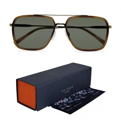 Ted Baker Ted Varga 107 Sn23 for Men's Sunglasses Colour Gloss Honey -Outlet Wardrobe Mix Store 76289613 xxl a3