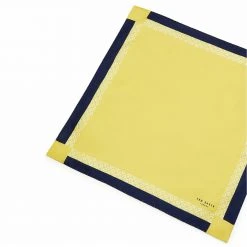 Ted Baker Ted Baker Pony Pocket Square Mens for Handkerchiefs Colour Yellow -Outlet Wardrobe Mix Store 76290613 xxl a1