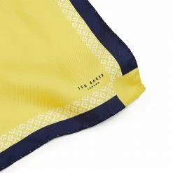 Ted Baker Ted Baker Pony Pocket Square Mens for Handkerchiefs Colour Yellow -Outlet Wardrobe Mix Store 76290613 xxl a2