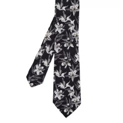 Ted Baker Ted Baker Floral Tie Mens for Ties Colour Black