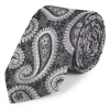 Ted Baker Ted Baker Queenie Silk Tie Mens for Ties Colour Silver -Outlet Wardrobe Mix Store 76608411 xxl