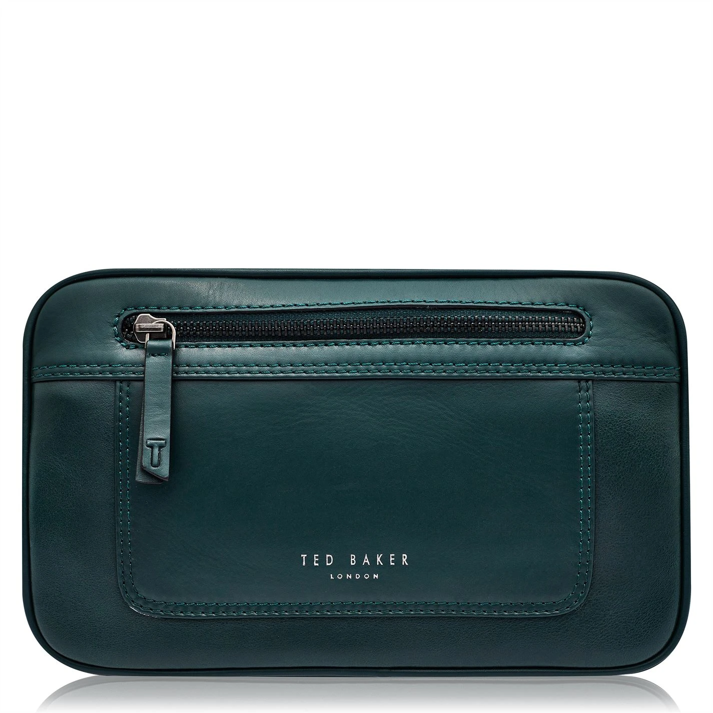 Ted Baker Ted Baker Dann Wash Bag Mens for Men's Accessories Colour Dark Green 3 Ted Baker Ted Baker Dann Wash Bag Mens for Men's Accessories Colour Dark Green