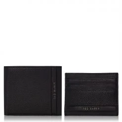 Ted Baker Ted Baker Streety Wallet Mens for Gifts for Him Colour Black